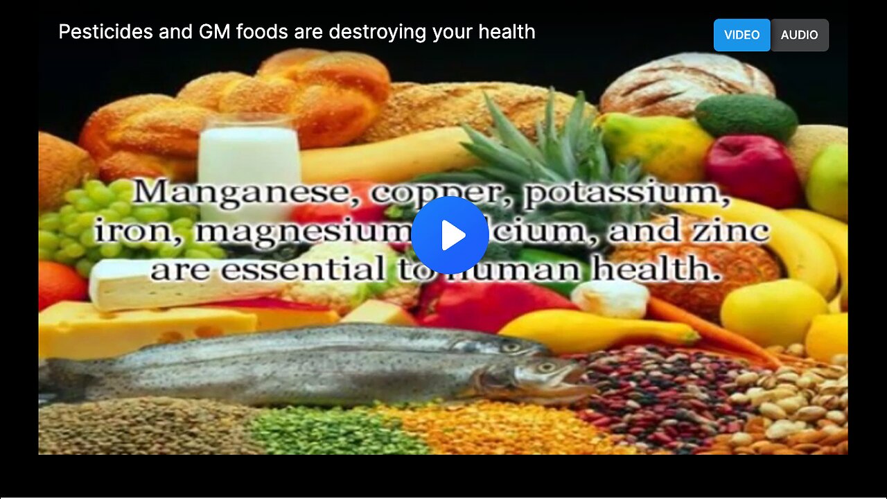 Learn how pesticides and GM foods harm human health