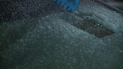 Clean the ice off your car before heading outside