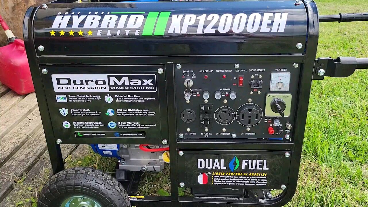 Duromax xp12000eh Propane