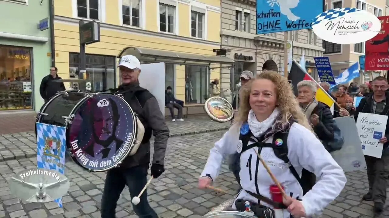 Impressionen vom Montagsspaziergang Landshut 17.04.2023
