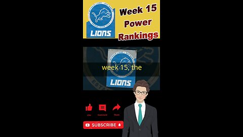 Lions Remain #1! NFL Week 15 Power Rankings