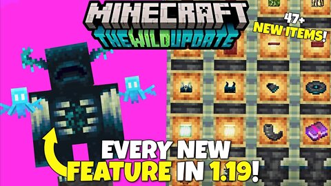 Everything NEW in Minecraft 1.19 Update