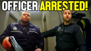 Insane Cop Gets CHARGED And ARRESTED While On Duty!