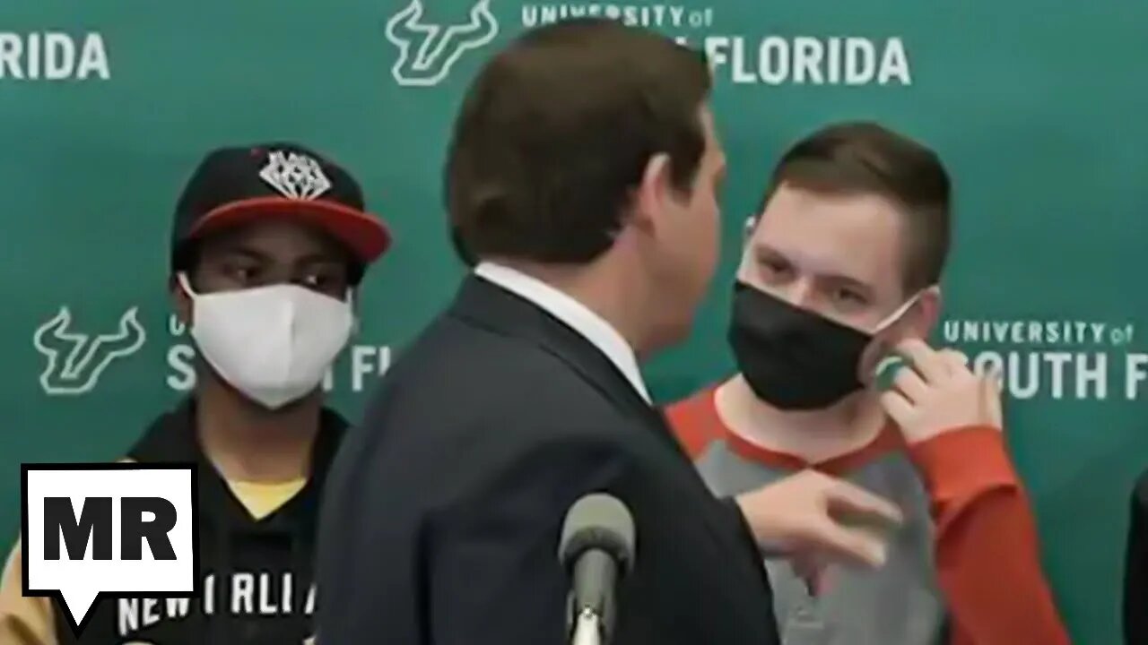 Ron DeSantis BULLIES Kids For Wearing Masks