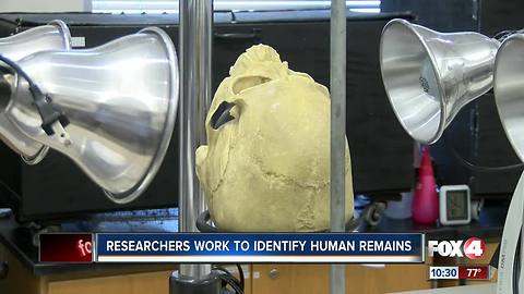 Researchers work to ID human remains
