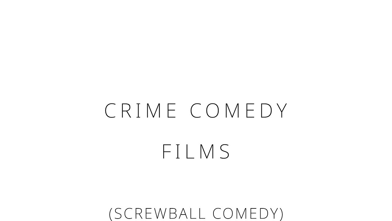 Crime comedy films