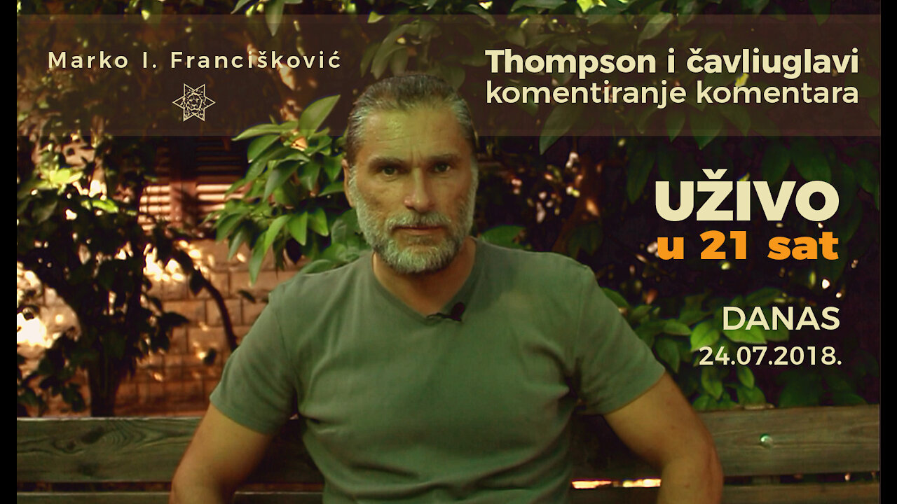 15. facebook javljanje: THOMPSON & CAVLIUGLAVI- Komentiranje komentara (24.07.2018.)