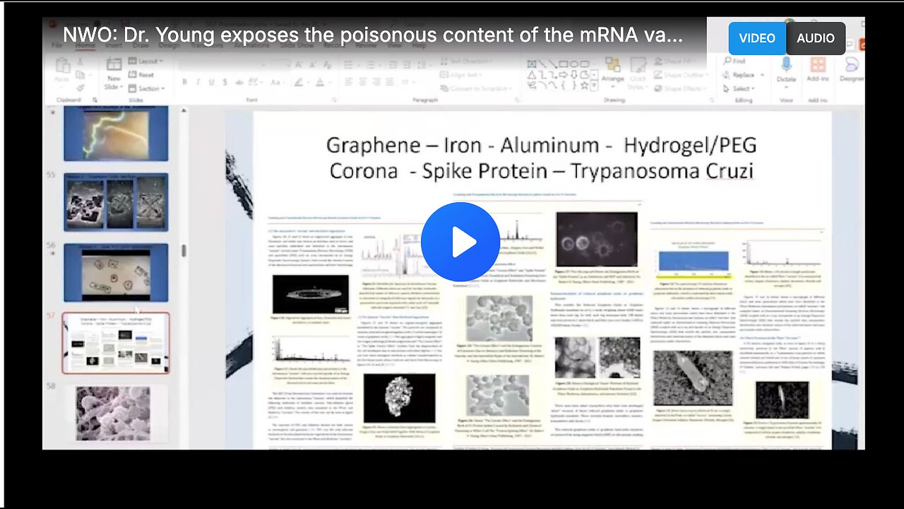 Dr. Robert Young revealing the poisonous content of the mRNA vaccines