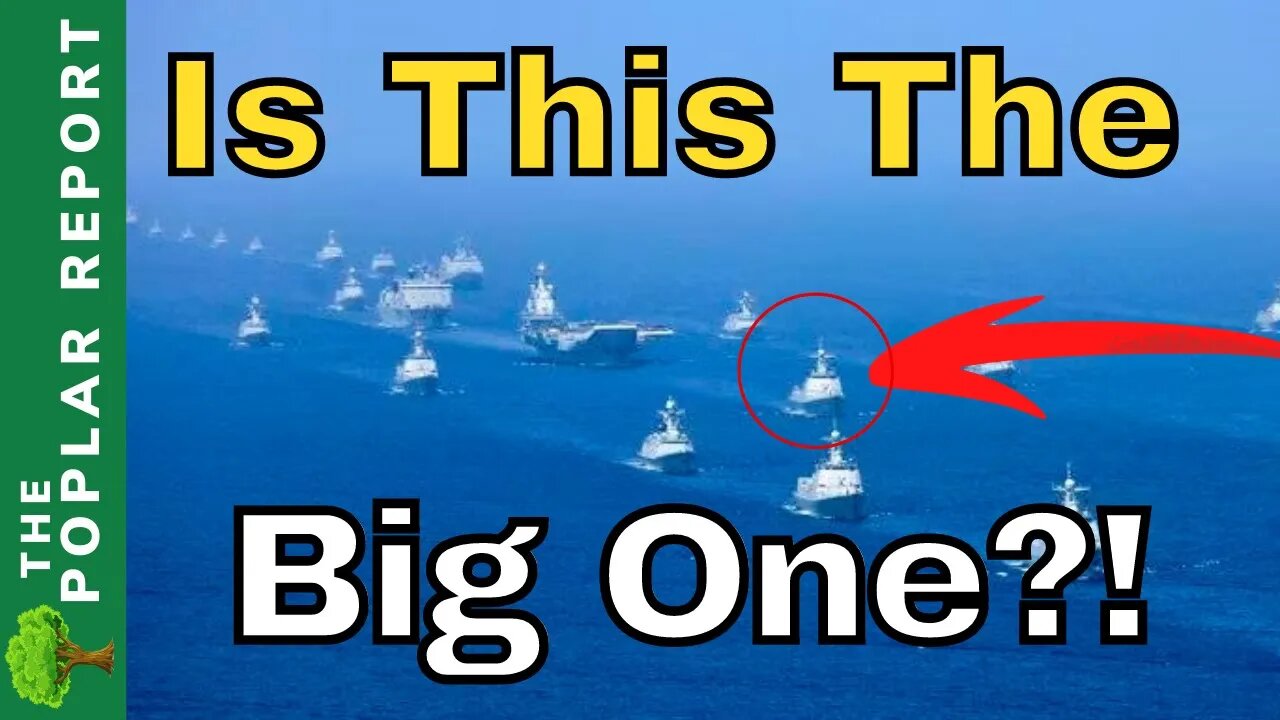 Chinese Navy & Planes Encircling Taiwan RIGHT NOW