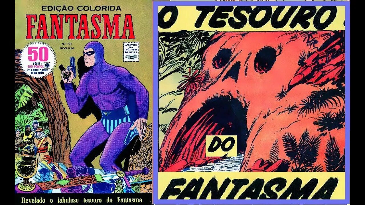 O FANTASMA 131 O TESOURO DO FANTASMA #comics #gibi #quadrinhos #historieta #bandadesenhada