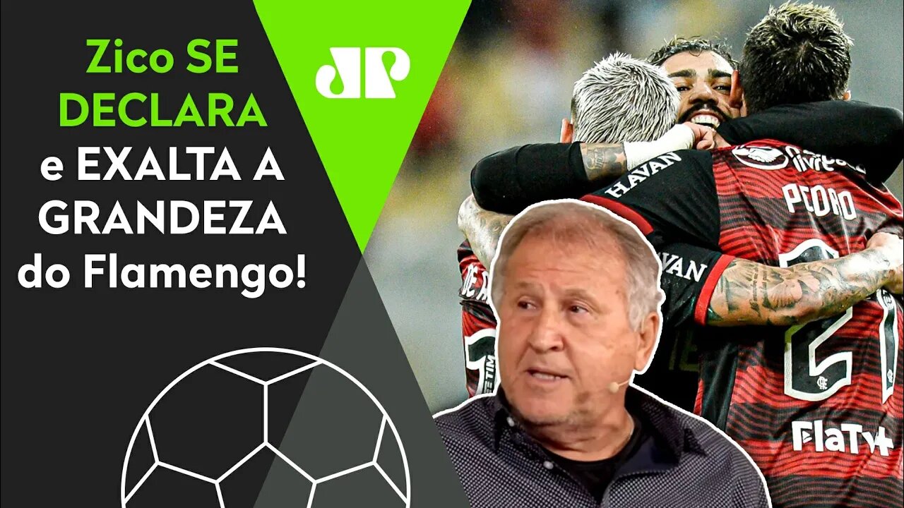 "Mermão, DÁ ORGULHO de VER o Flamengo hoje! EU TE FALO que..." Zico SE DECLARA ao Mengão!