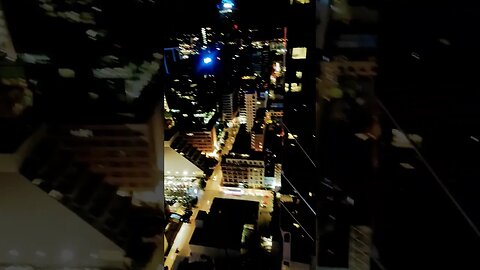 Auckland city at night