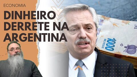 NOTA de 1000 PESOS faz CINCO ANOS valendo 90% menos e PERSPECTIVA ECONÔMICA ARGENTINA é AINDA PIOR