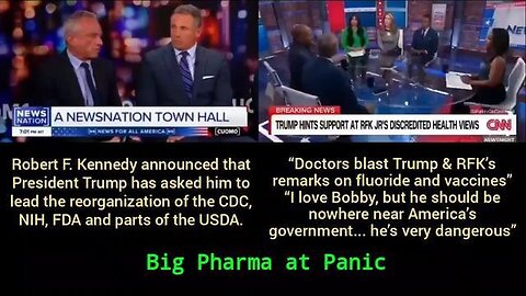 R.F. Kennedy: President Trump has asked him to lead the reorganization of the CDC, NIH, FDA 💉☠️💉