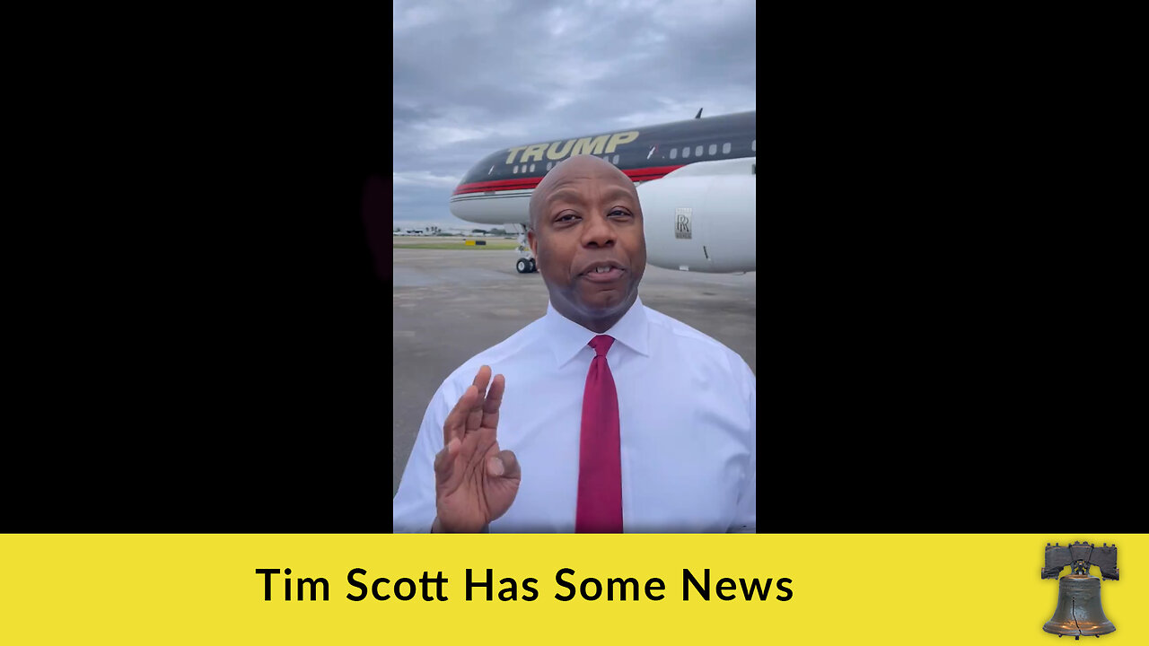 Tim Scott Has Some News