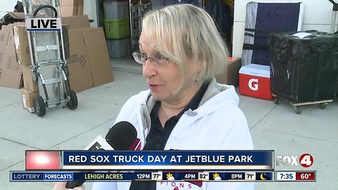 Red Sox fans excited for spring training after 'Truck Day' at JetBlue Park