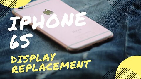 Apple, Iphone 6s, display, screen, replacement, repair video