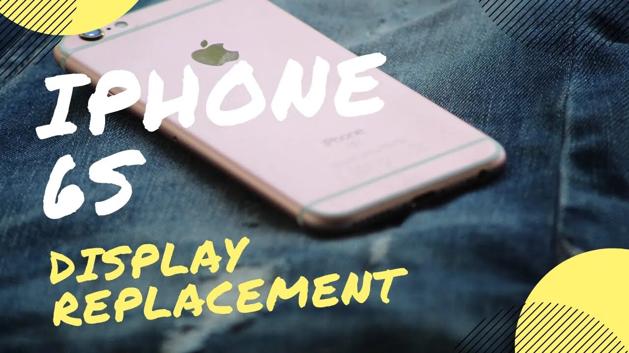 Apple, Iphone 6s, display, screen, replacement, repair video