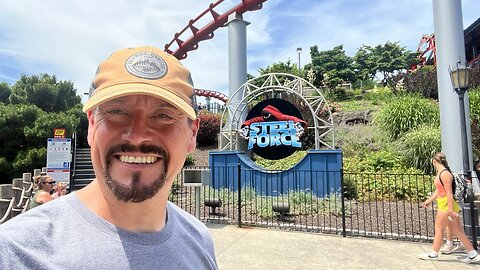 STEEL FORCE at DORNEY PARK, Dorneyville, Pennsylvania, USA [Off Ride Footage]