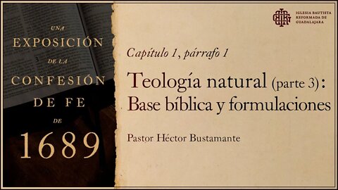 Iglesia Bautista Reformada de Guadalajara - Confesión Bautista de Fe de Londres de 1689