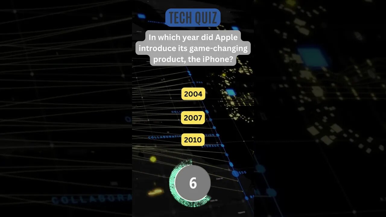 Tech Quiz - Question 8 The iPhone ! #apple #iphone15promax #applewatch9