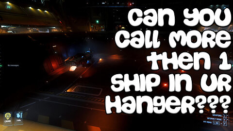 Star Citizen Experiment - Can You Call A Second Ship In Your Personal Hangar?