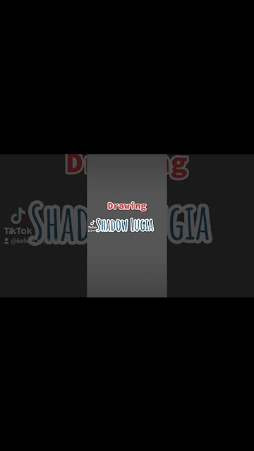 Drawing Shadow Lugia