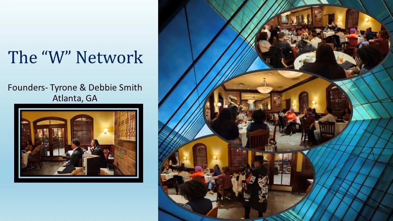 The "W Network" October 2023 event in Atlanta, GA. Founders Tyrone and Debbie Smith.
