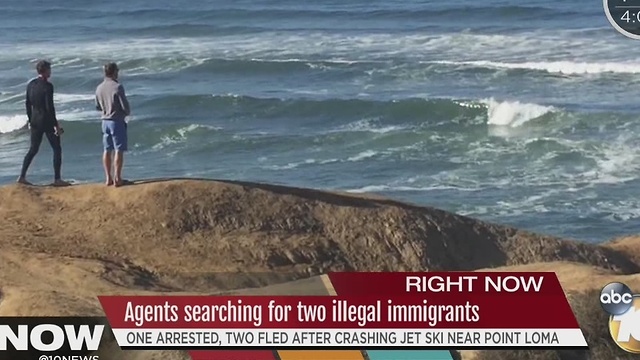 Agents searching for two illegal immigrants