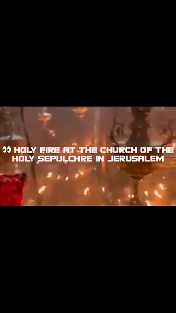 🔥 Holy Fire at the Church of the Holy Sepulchre in Jerusalem 👀
