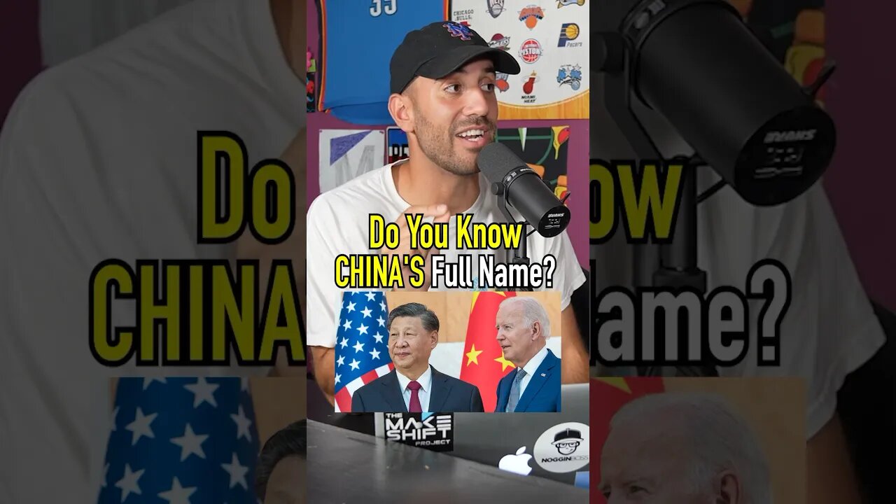 Who Knew China Has A Full Name?! 🇨🇳 #shorts #china #world #usa #country #funfact