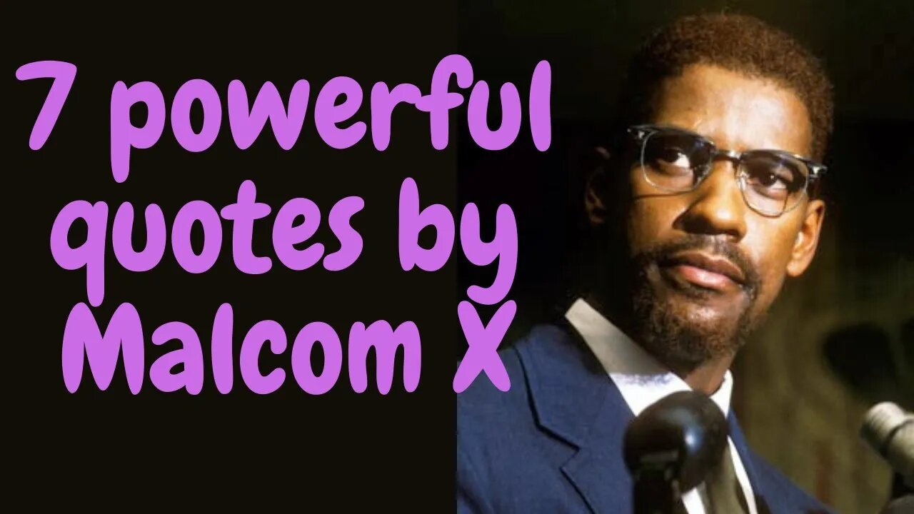 #malcomxquotes #malcomxshorts #shorts #civilrights 7 powerful quotes by Malcom X Shorts