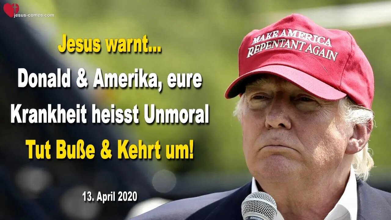 Rhema 18.10.2022 🙏 Donald & Amerika, eure Krankheit heisst Unmoral... Tut jetzt Buße & Kehrt um!