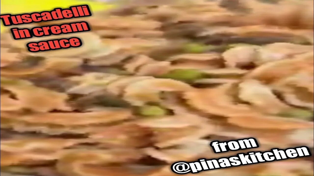 Tuscadelli in cream sauce | @pinaskitchen on IG