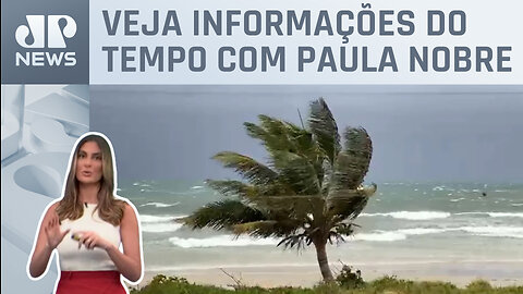 Chuva persiste no litoral nordestino | Previsão do Tempo