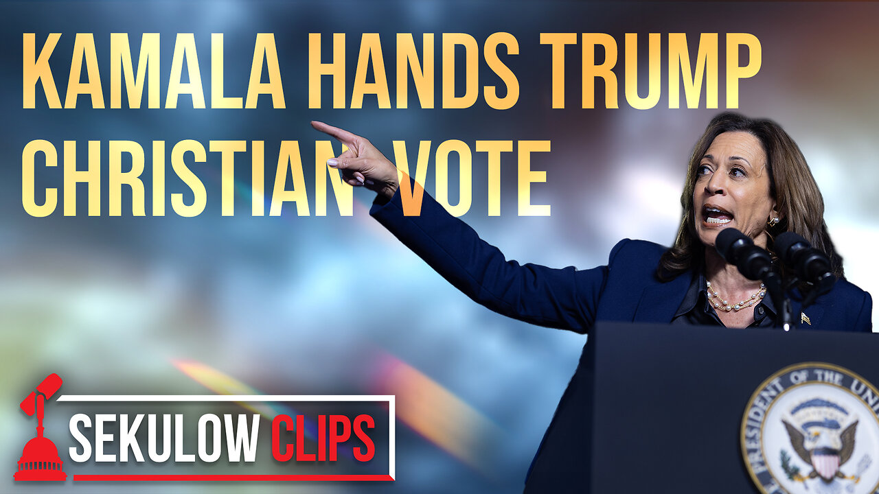 HUGE MISTAKE: Kamala Hands Trump Christian Vote