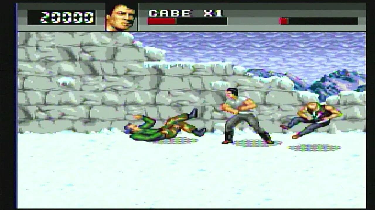 Cliffhanger For Sega Genesis, Kind Of Like Streets Of Rage