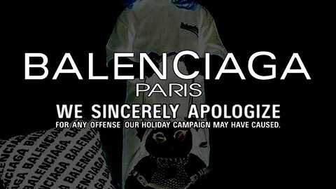 WE SINCERELY APOLOGIZE - Balenciaga - 30/11/22, Live Series