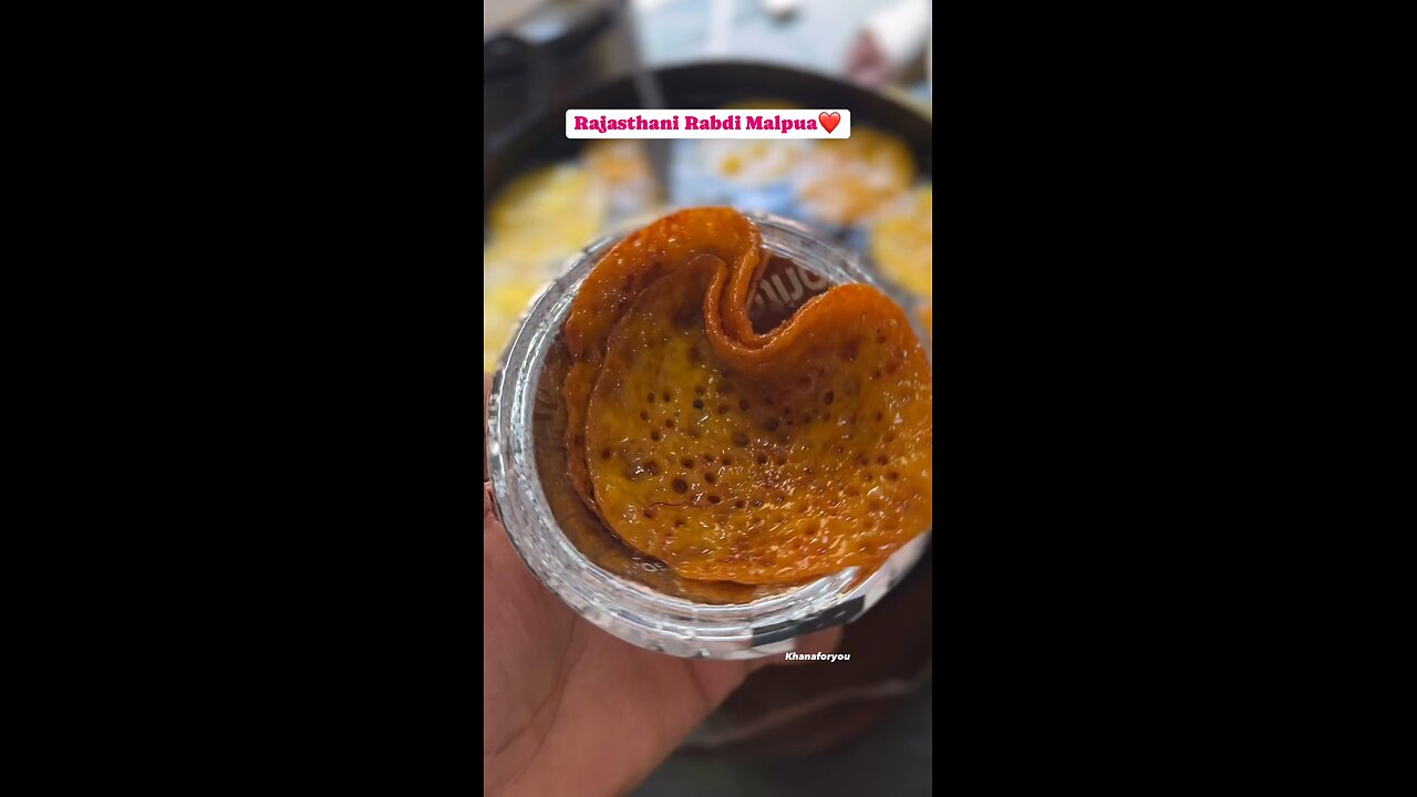 Authentic Rajasthani Rabdi malpua 🤤