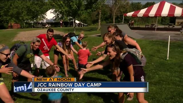 JCC Rainbow Day Camp hosts kids from Children's Hospital of Wisconsin