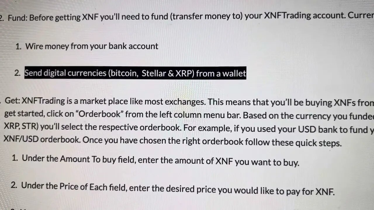 Video for todays show.