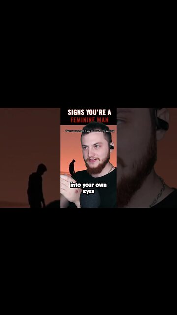 Signs You are a Feminine Man