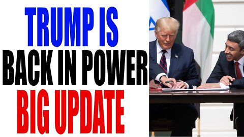 TRUMP IS BACK IN POWER TODAY EXCLUSIVE BIG UPDATE
