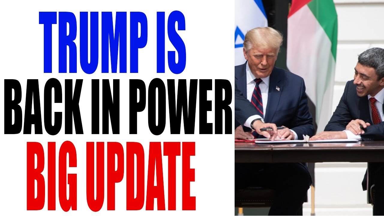 TRUMP IS BACK IN POWER TODAY EXCLUSIVE BIG UPDATE