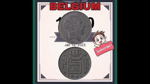 BELGIUM 5 FRANCS 1941. #shorts #viral #coinnotesz