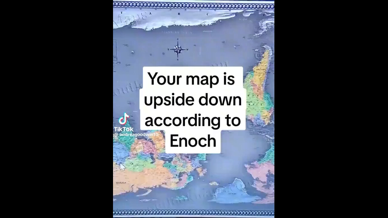 Revealing the Biblical Truth: The Upside-Down Map and the True Direction of the Sun and Moon