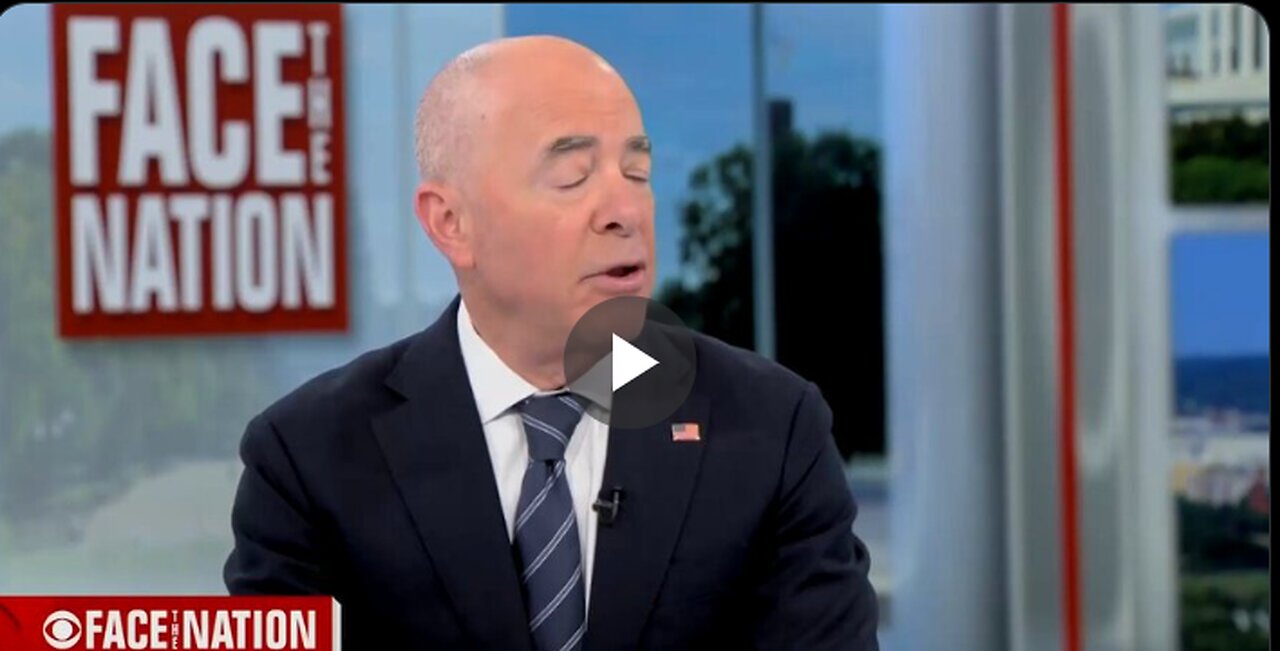 Mayorkas says it's "preposterous" to suggest the Harris-Biden administration...
