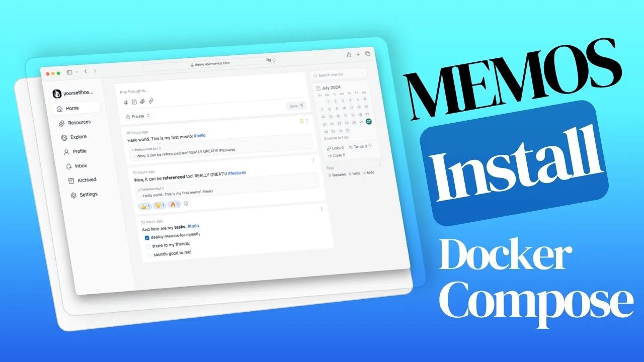 How to Install Memos with Docker Compose: EASY STEPS!