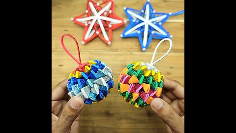 Amazing Idea! Christmas Ornaments Making | Handmade Easy & Charming Crafts For Upcoming Xmas Holiday