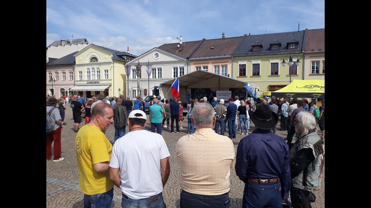 Demonstrace za demisi Fialovy vlády, Bruntál 14.5.2022